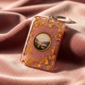 Resin Photo Keychain