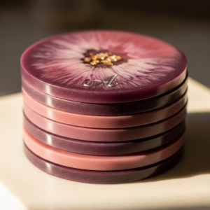 Floral Resin Coasters